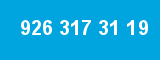 926 317 31 19